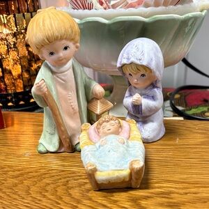 Ceramic Nativity Figurines Set HOMCO